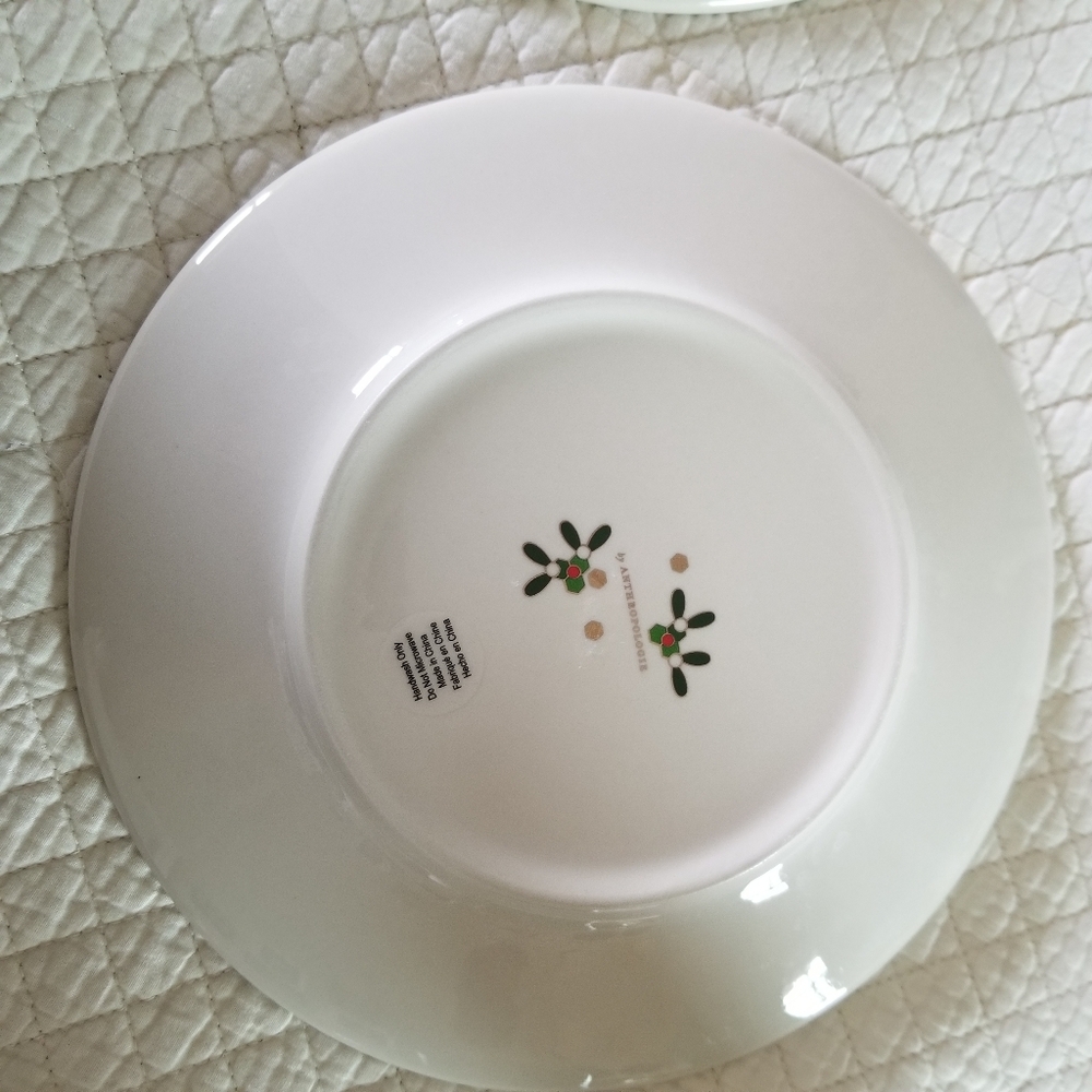 Anthropologie | (2) Festival Bistro Tile Dessert Plates - Picture 4 of 8